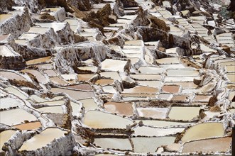 Terraces for salt extraction