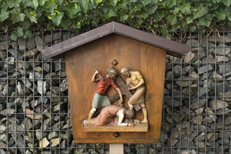 Wayside shrine at the baroque catholic pilgrimage church Maria pear tree