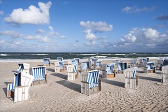 Beach chairs at the west beach