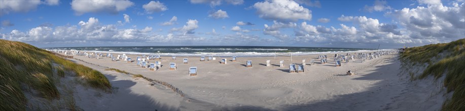 Beach chairs at the west beach