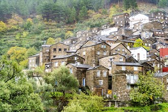 Amazing old village with schist houses