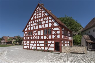 Historical half-timbered house