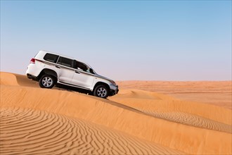 SUV in the desert