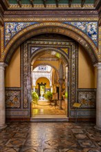 Entrance with azulejo tiles