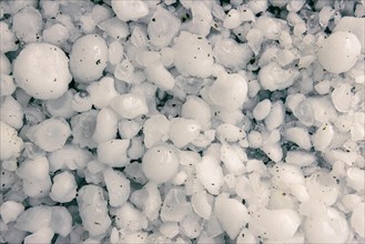 Golfball-sized hailstones