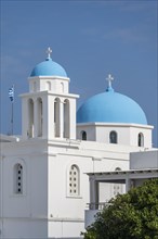 Blue and White Greek Orthodox Church Church Î™ÎµÏÏŒÏ‚ ÎÎ±ÏŒÏ‚ Î–Ï‰Î¿Î´ÏŒÏ‡Î¿Ï… Î Î·Î³Î®Ï‚