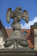Eagle figure on the Eagle Fountain on the Upper Bridge