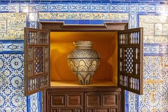 Vase and Azulejo Tiles