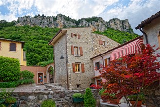 Small village Affi south-east of Lake Garda