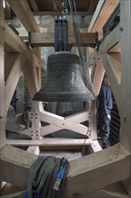 Historical bell in the new belfry