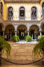 Courtyard with Roman mosaic