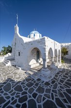 Blue and White Greek Orthodox Church Agios Nikolaos