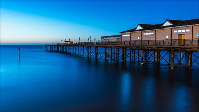 Blue Hour in long time exposure of Grand Pier