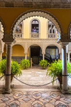 Courtyard with Roman mosaic