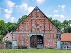 Half-timbered house in the Rundlingsdorf Luebeln