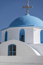Blue and White Greek Orthodox Church Agios Nikolaos