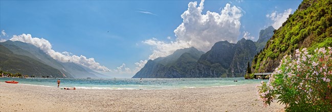 Lake Garda north shore at Linfano