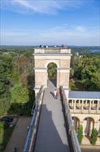 Viewing platform at the Belvedere on the Pfingstberg