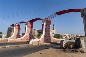Restored gate in the old town of Kano
