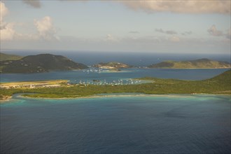 Aerial of Beef island