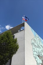 Flag of Slovakia and the European Flag