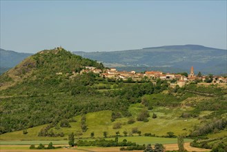 View of the village of Nonette near the town of Issoire