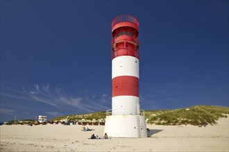 Lighthouse at the south beach of the island Duene