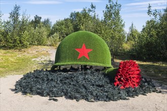 Flower helmet in the defenders of the Soviet Arctic during the Great Patriotic War