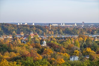 View from the Belvedere on the Pfingstberg to Berliner Vorstadt