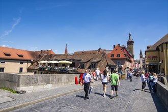 Wuerzburg's Old Main Bridge (Alte Mainbruecke) over the Main