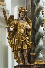 Archangel Michael with sword and scales