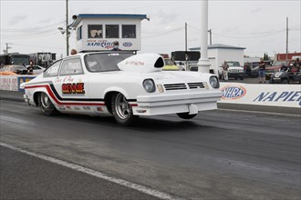 Jump start of a race car