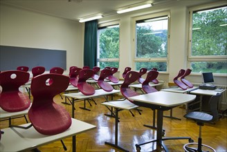 Empty classroom