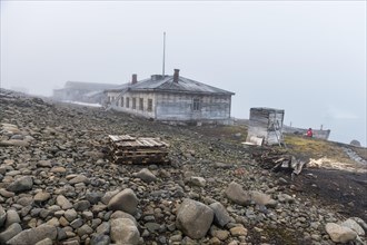 Historical meteorological station Sedov in Tikhaya bay on Hooker island