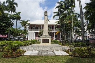 Memorial in the government district of Nassau