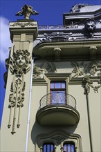 Former Art Nouveau Hotel Bolshaya Mosckovskaya on Deribasovskaya Street