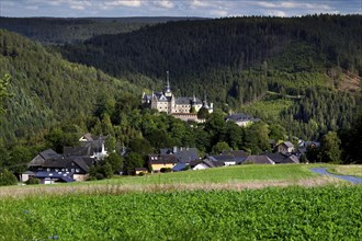 Place with Lauenstein Castle