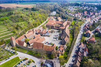 Aerial of the Unesco world heritage site Maulbronn Monastery