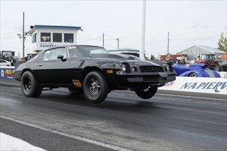 Jump start of a race car