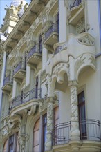Former Art Nouveau Hotel Bolshaya Mosckovskaya on Deribasovskaya Street
