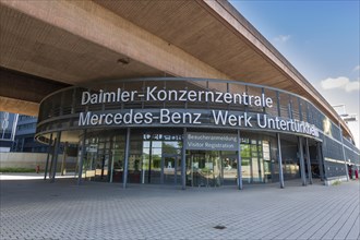 Main Entrance Daimler Group Headquarters Mercedes-Benz Plant Stuttgart Untertuerkheim