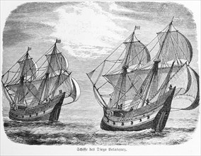 Ships of Diego Velasques´ fleet