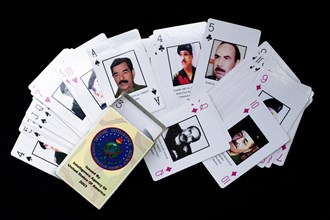 Card game published by the CIA about the most wanted persons in Iraq