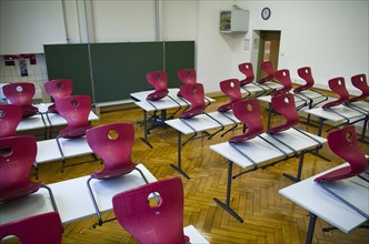 Empty classroom