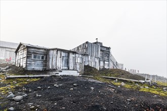 Historical meteorological Sedov station in Tikhaya bay on Hooker island