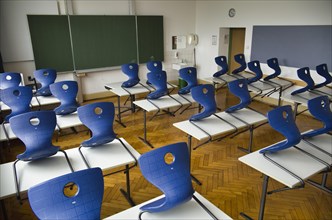 Empty classroom