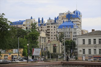 Residential buildings on French Boulevard near the Musical Comedy Theatre