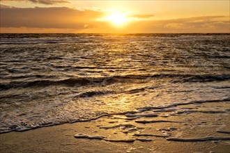 North Sea at sunset