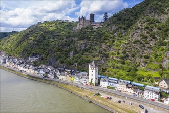 Castle Katz overlooking the Rhine and St. Goar