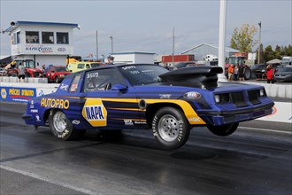 Jump start of a race car